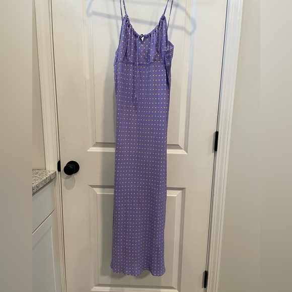 Rouje Lavender & Yellow Daria Dress sz 40 - Picture 3 of 5